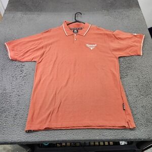 Texas Longhorns Polo Shirt Mens XL Orange NCAA Football Short Sleeve Starter